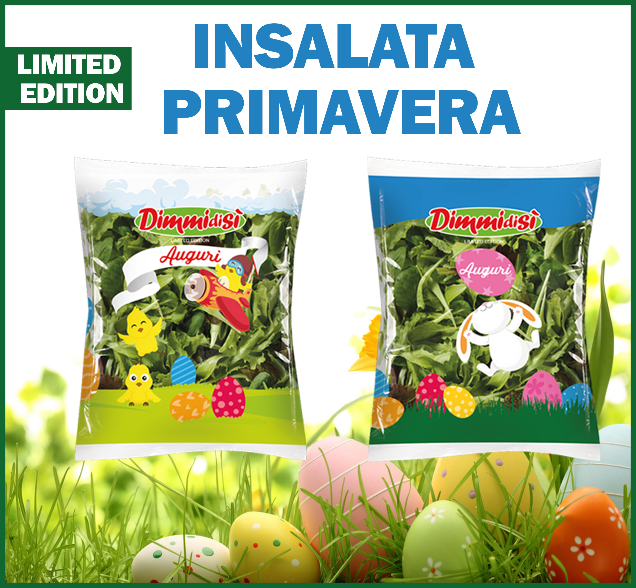 Scopri di più sull'articolo Per Pasqua DimmidiSì lancia la nuova insalata primavera Limited Edition